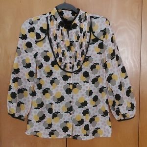 Sanctuary Clothing Silk & Cotton Blouse Sz Med EUC